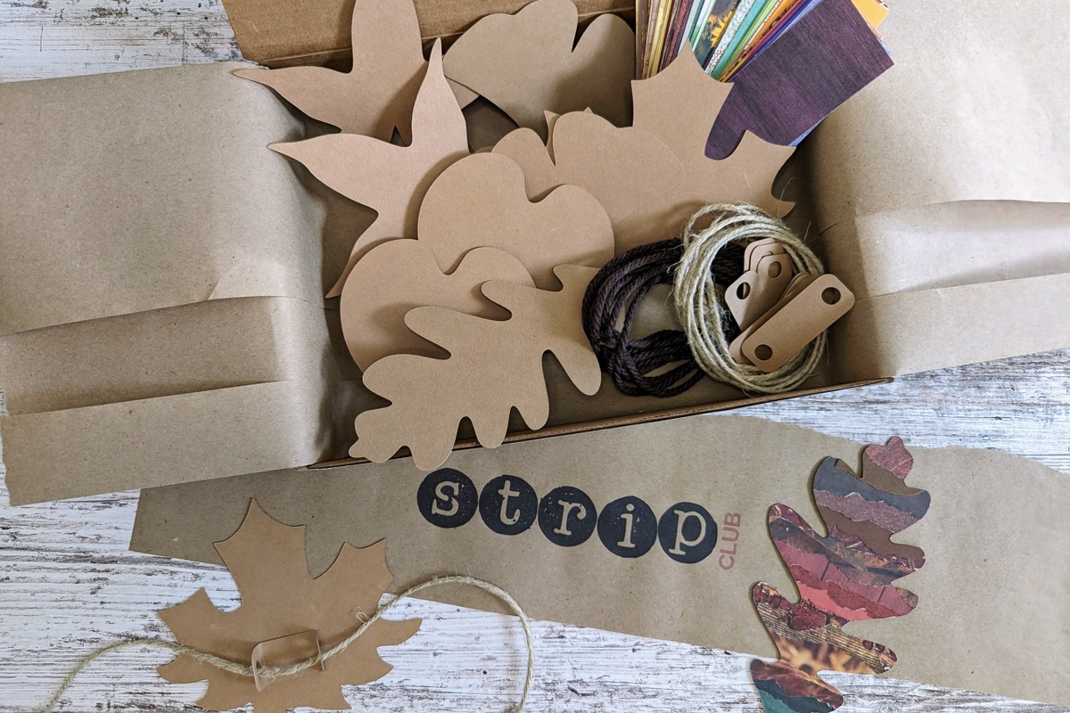 Torn Paper Art Craft Box Cratejoy