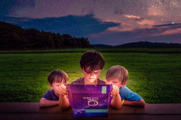 Kids enjoying their Outside Box in the great outdoors.