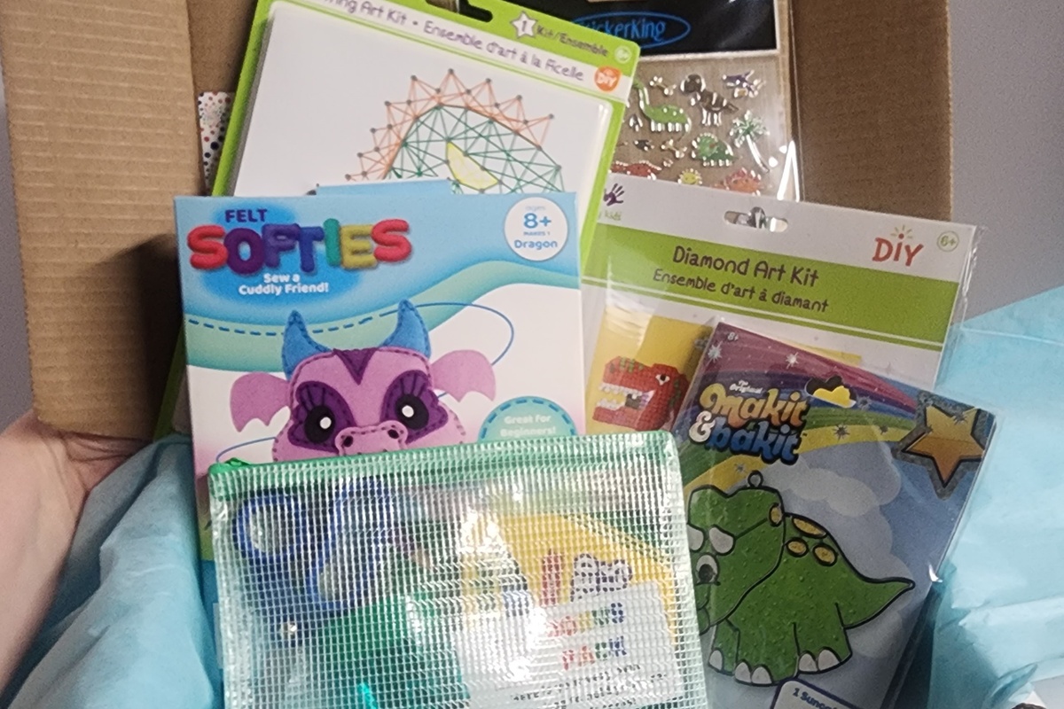 Craft n' Stitch Monthly Themed Subscription Craft Box for Kids Ages 10