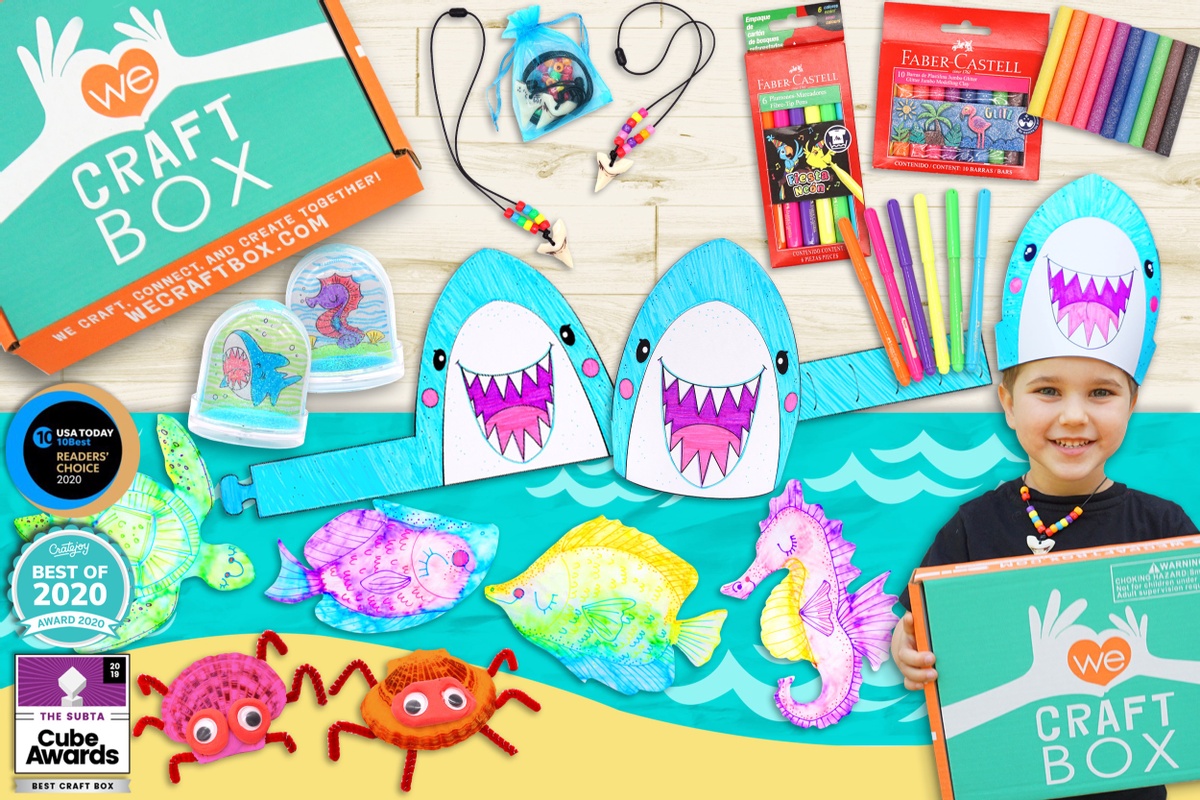 We Craft Box Monthly Craft Kit for Kids Cratejoy